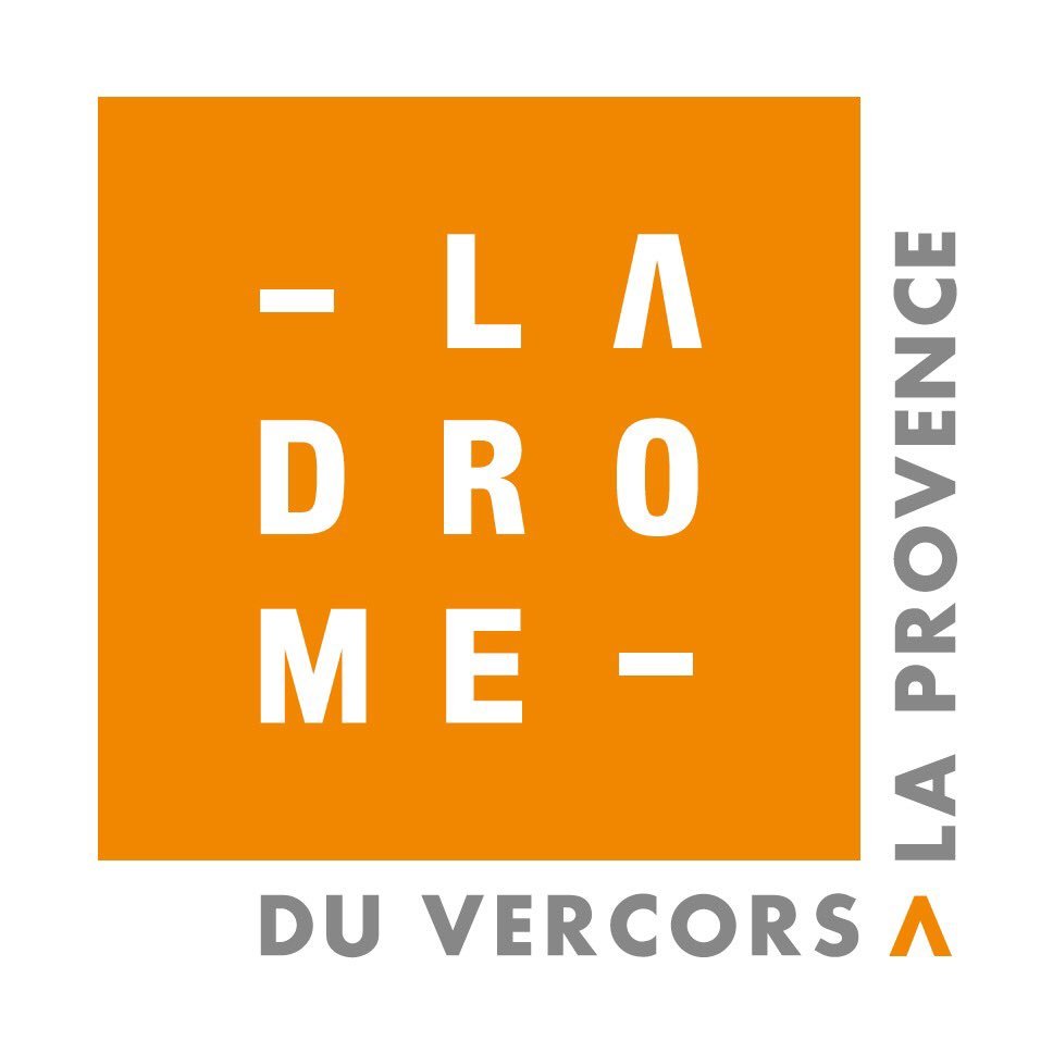 Logoi et lien vers le site de l'Agence Drôme Tourisme